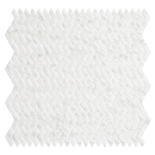 Andova Tiles SAMPLE Sansill 05 x 15 Glass Herringbone Mosaic Tile SAM-ANDSAN220 - main